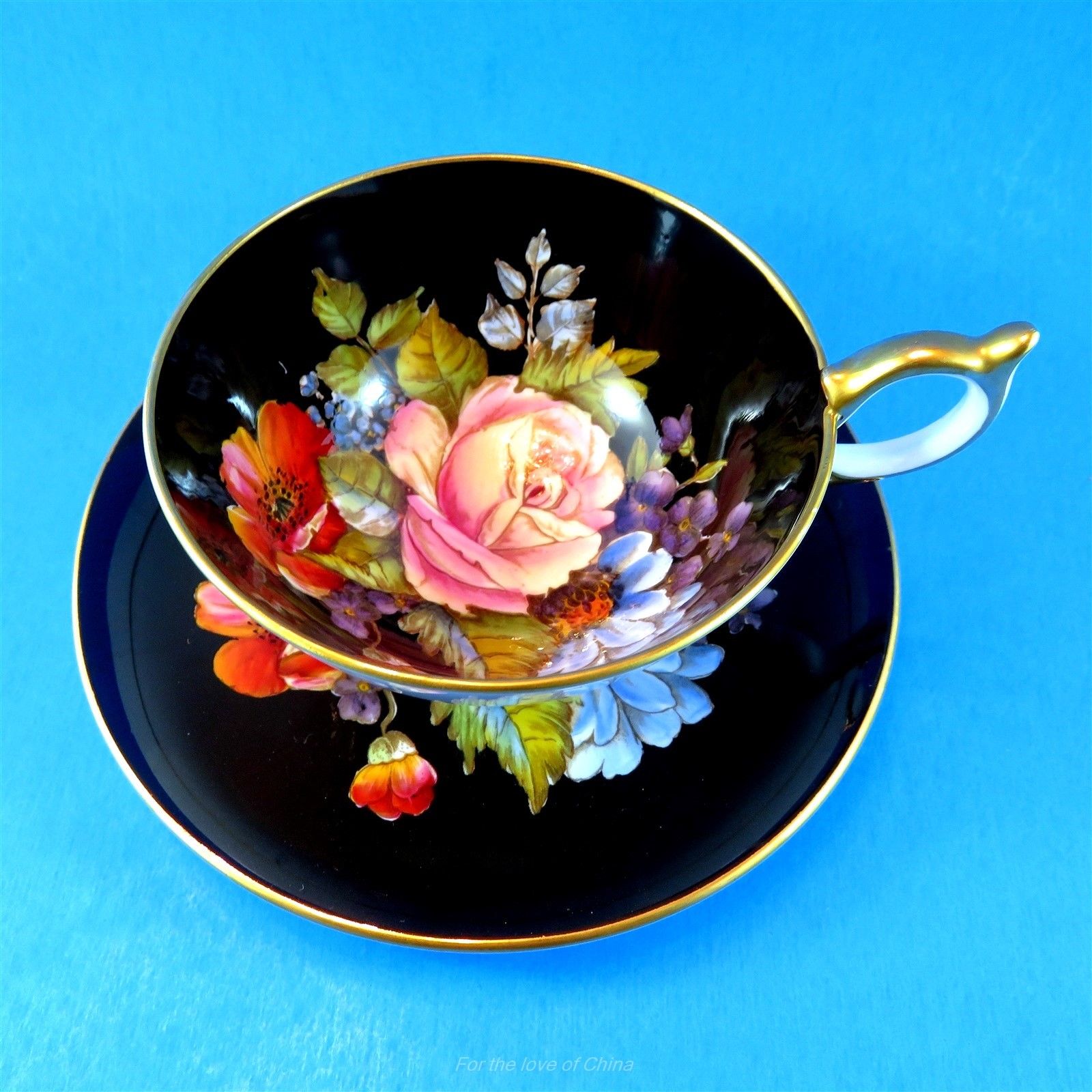 Aynsley : les tasses à thé avec soucoupe de collection à prix astronomiques !